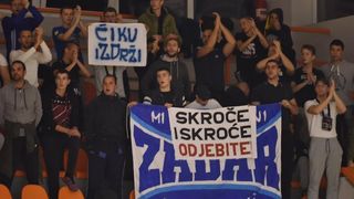 A-1 liga, 5. kolo: KK Jolly – KK Zadar 87-57. Foto: Hrvoje Jelavić/PIXSELL A-1 liga, 5. kolo: KK Jolly – KK Zadar 87-57. Foto: Hrvoje Jelavić/PIXSELL