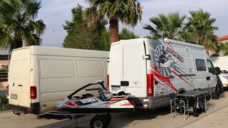 Vir: Slobodan trening na plaži Jadro pred utrke Alpe Adria Jest Ski Toura. Foto: Kažimir Škrbić/Virski list