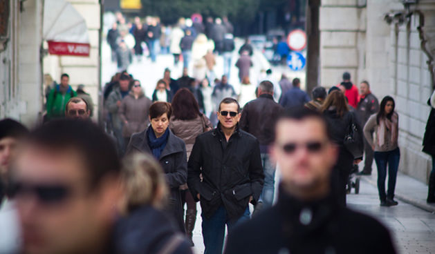 Đir po gradu, 18. siječnja 2012. Ljudi, ulica, gužva (foto:Saša Čuka)