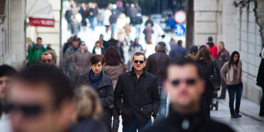 Đir po gradu, 18. siječnja 2012. Ljudi, ulica, gužva (foto:Saša Čuka)