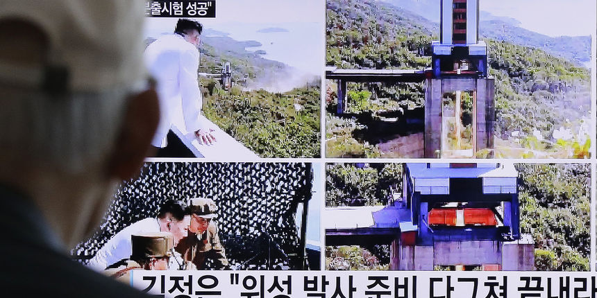 Kim Jong-un, Sjeverna Koreja, Testiranje rakete