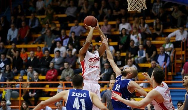 13.04.2016., Dom sportova, Zagreb – 4. kolo A1 Lige za prvaka, KK Cedevita – KK Cibona. James White. Photo: Dalibor Urukalovic/PIXSELL