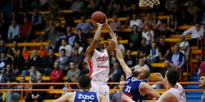 13.04.2016., Dom sportova, Zagreb – 4. kolo A1 Lige za prvaka, KK Cedevita – KK Cibona. James White. Photo: Dalibor Urukalovic/PIXSELL