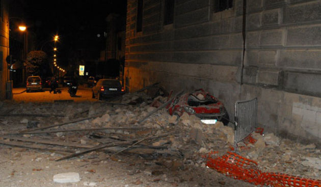 Potres u LAquili (Foto:Fabio Iuliano/ilcentro.gelocal.it)