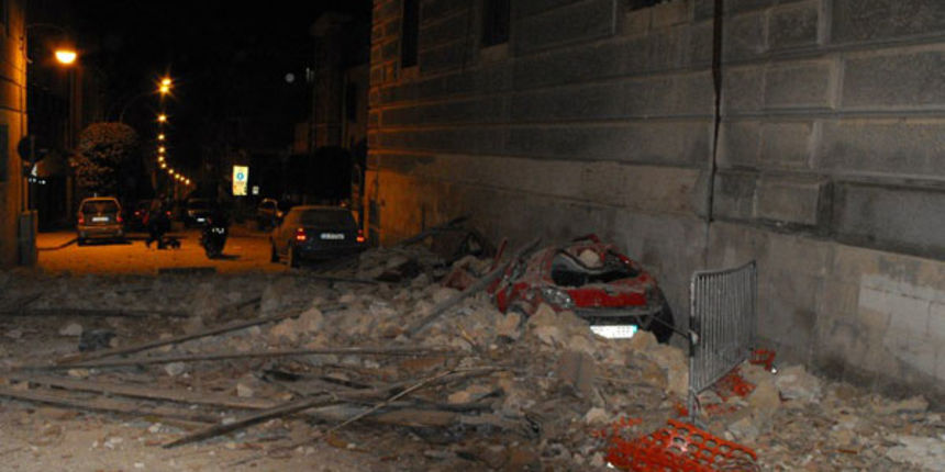 Potres u LAquili (Foto:Fabio Iuliano/ilcentro.gelocal.it)