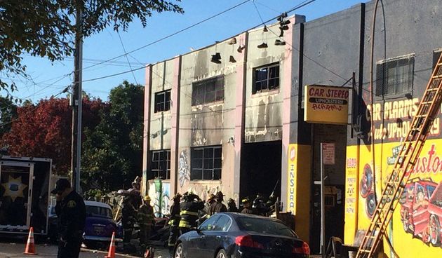 Požar u noćnom klubu u Oaklandu. Foto: twitter