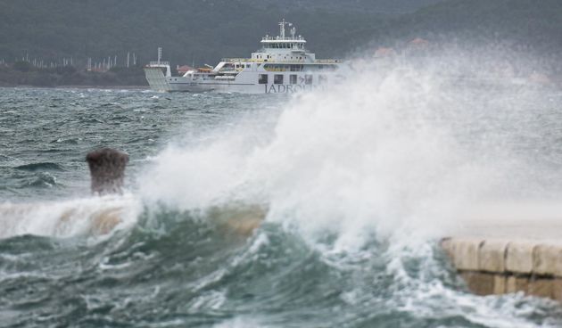 Olujno jugo u Zadru 5. studenog 2019.