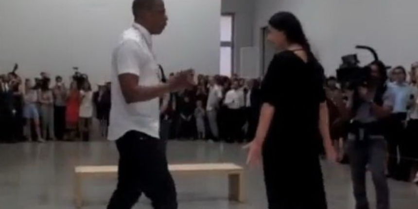 Marina Abramović na pozornici s Jay-Z-jem! Marina Abramović na pozornici s Jay-Z-jem!