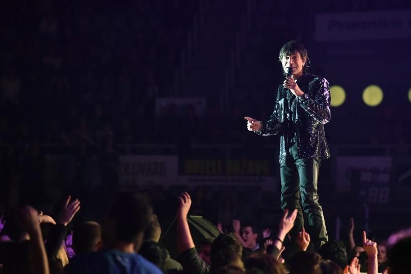 Na Višnjiku su, u sklopu turneje “Tri kralja zabave”, koncert održali Jasmin Stavros, Dražen Zečić i Mladen Grdović, foto: Dino Stanin/PIXSELL Na Višnjiku su, u sklopu turneje “Tri kralja zabave”, koncert održali Jasmin Stavros, Dražen Zečić i Mladen Grdović, foto: Dino Stanin/PIXSELL