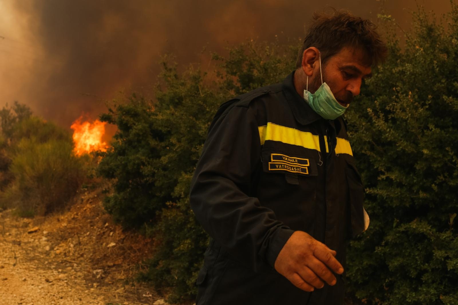 Veliki požar na Pelješcu