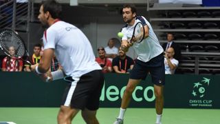 Davis Cup: Ivan Dodig/Marin Čilić – Nicolas Mahut/Pierre-Hugues Herbert 3-1. Photo. Hrvoje Jelavić/PIXSELL