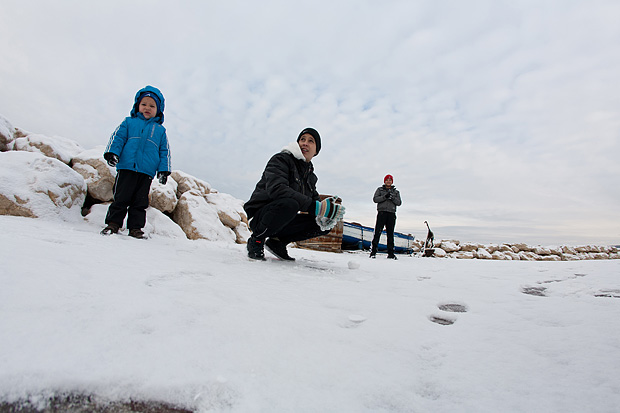 Snijeg u Bibinjama 3. veljače 2012, Foto: Leo Banić