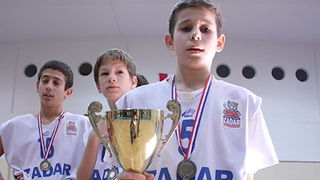 Podjela medalja na Božićnom košarkaškom turniru