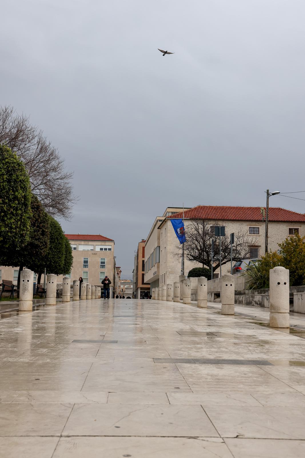 Oblačna nedjelja u Zadru