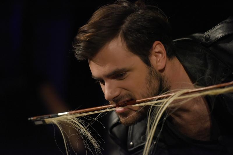 2CELLOS u rovinjskom kazalištu Antonio Gandusio nastavili su snimanje novog spota. Foto: Duško Marušić/PIXSELL