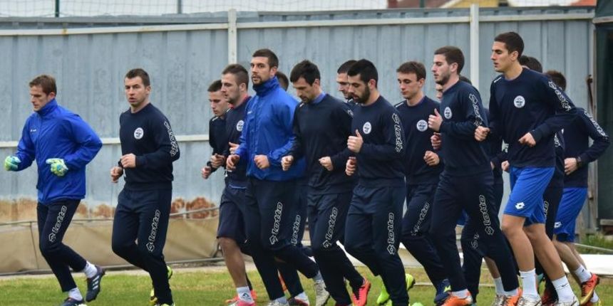 Igor Štimac odradio prvi trening kao nogometni trener NK Zadar, foto: Dino Stanin/PIXSELL