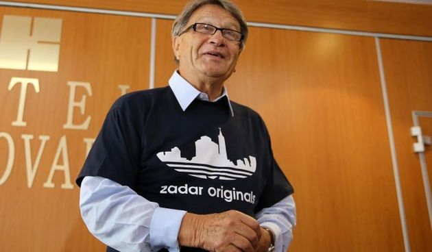 04.09.2014., Zadar – Press konferencija – Miroslav Ciro Blazevic – nakon sto je izabran za trenera NK Zadar. Photo: Filip Brala/PIXSELL