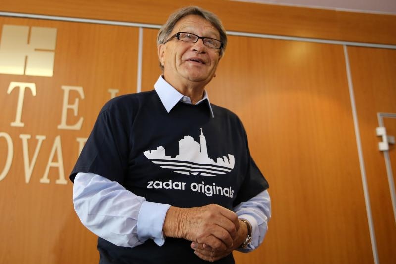 04.09.2014., Zadar – Press konferencija – Miroslav Ciro Blazevic – nakon sto je izabran za trenera NK Zadar. Photo: Filip Brala/PIXSELL 04.09.2014., Zadar – Press konferencija – Miroslav Ciro Blazevic – nakon sto je izabran za trenera NK Zadar. Photo: Filip Brala/PIXSELL