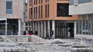 Bura i snijeg u Zadru 1. veljače 2012, Foto: Duje Surać