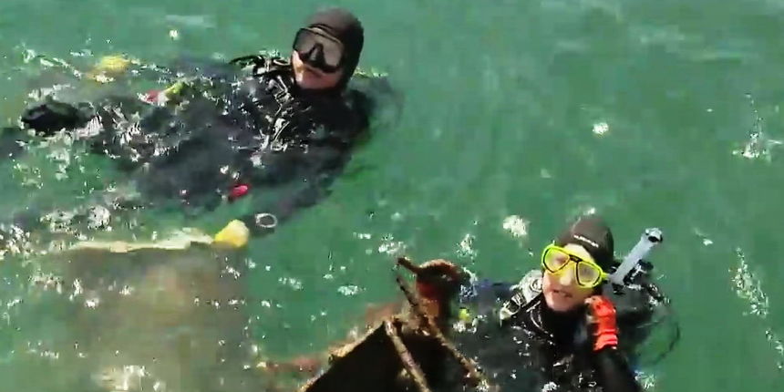 Akcija čišćenja podmorja u Zadru Akcija čišćenja podmorja u Zadru