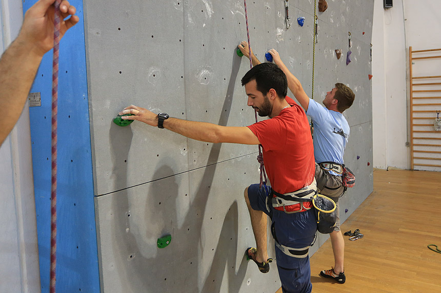 Bibinje: Natjecanje u sportskom penjanju na umjetnoj stijeni, foto: Leo Banić