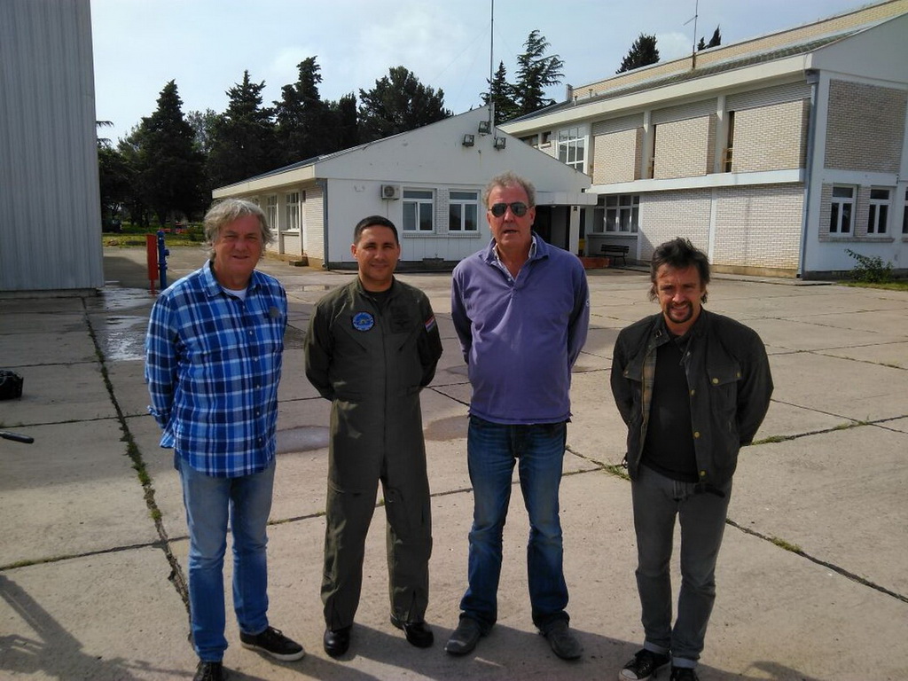 Ekipa tv showa “The Grand Tour” snimala u Zrakoplovnoj bazi u Zemuniku