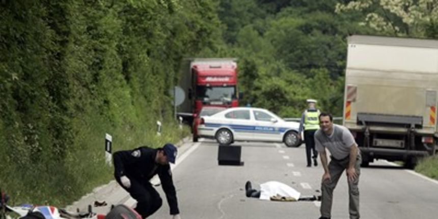 Prometna, poginuo motociklist (Foto: Srećko Niketić/CROPIX)