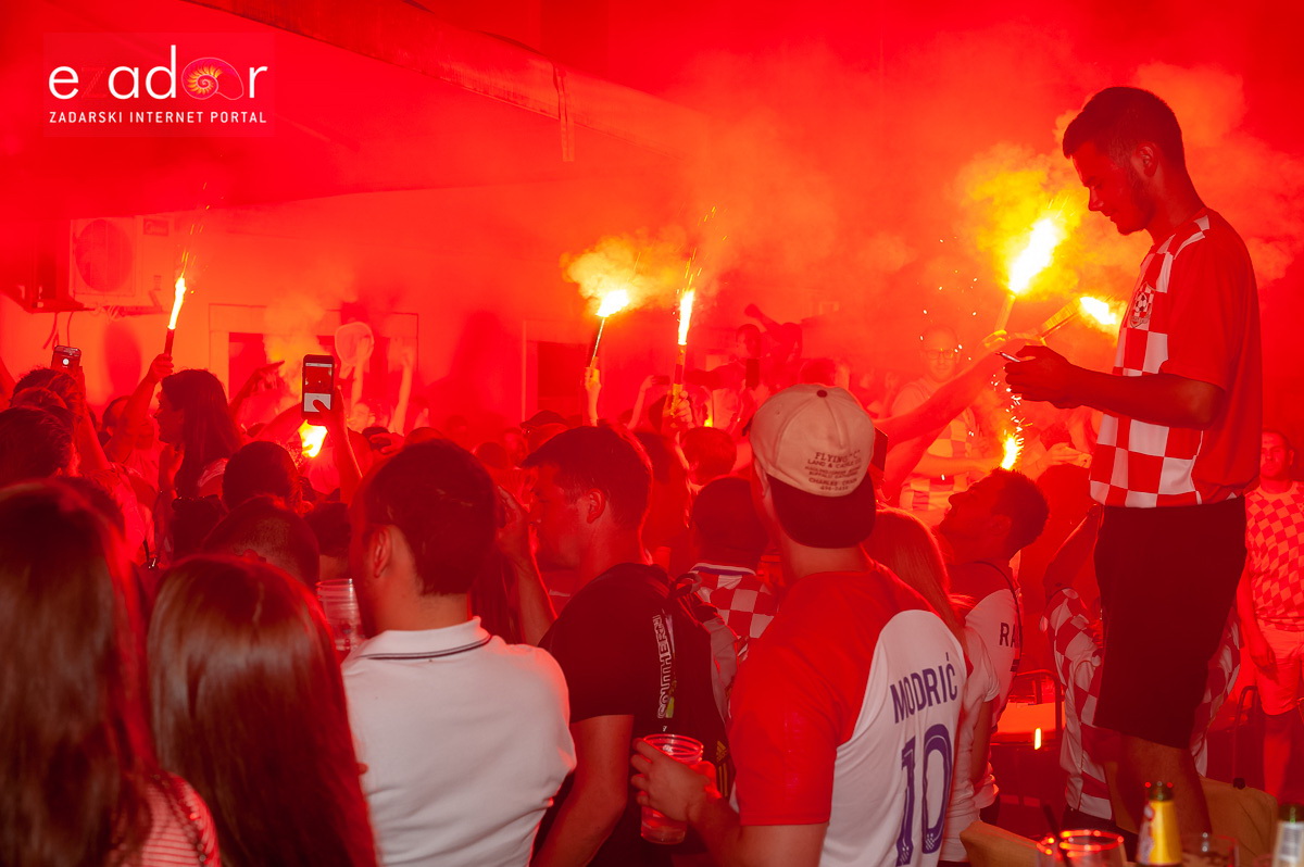 Zadar je gorio: Velika fešta nakon plasmana Vatrenih u finale Svjetskog prvenstva