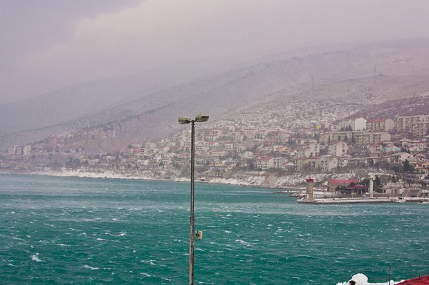Senj u zagrljaju ledenog pokrivača, foto: Leo Banić