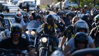 Defile bajkera ulicama Zadra u povodu 10. rođendana Moto kluba Beštije. Foto: Jadra NeveraZD Defile bajkera ulicama Zadra u povodu 10. rođendana Moto kluba Beštije. Foto: Jadra NeveraZD