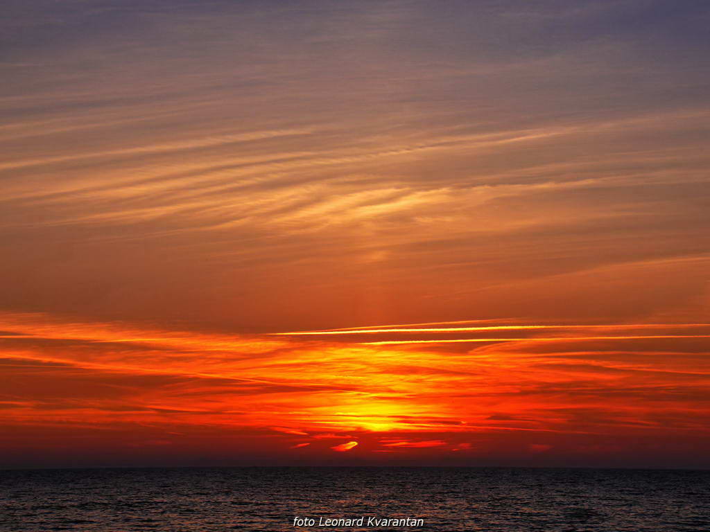 Čarobni smiraj dana na Puntamici 31. kolovoza 2015., Foto: Leonard Kvarantan Čarobni smiraj dana na Puntamici 31. kolovoza 2015., Foto: Leonard Kvarantan