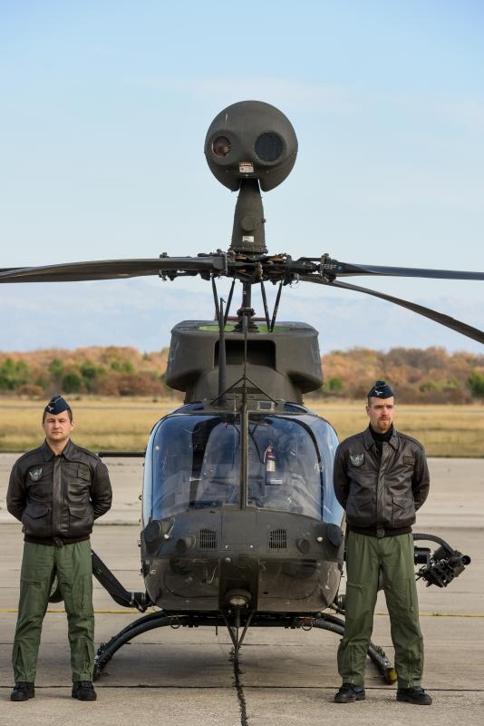 Zemunik: Predstavljena Eskadrila helikoptera OH-58D Kiowa Warrior