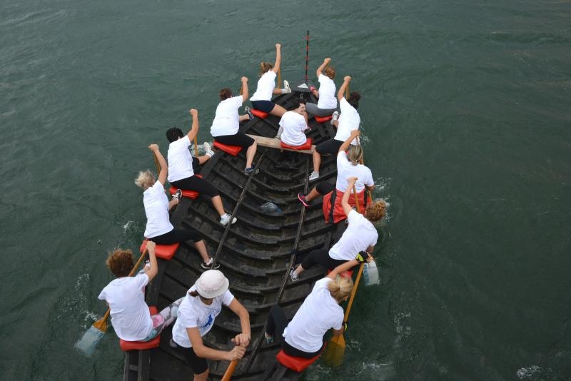 Opuzen: Utrke veslača za startne pozicije za 19. maraton lađa na Neretvi. Photo: Damir Špehar/PIXSELL