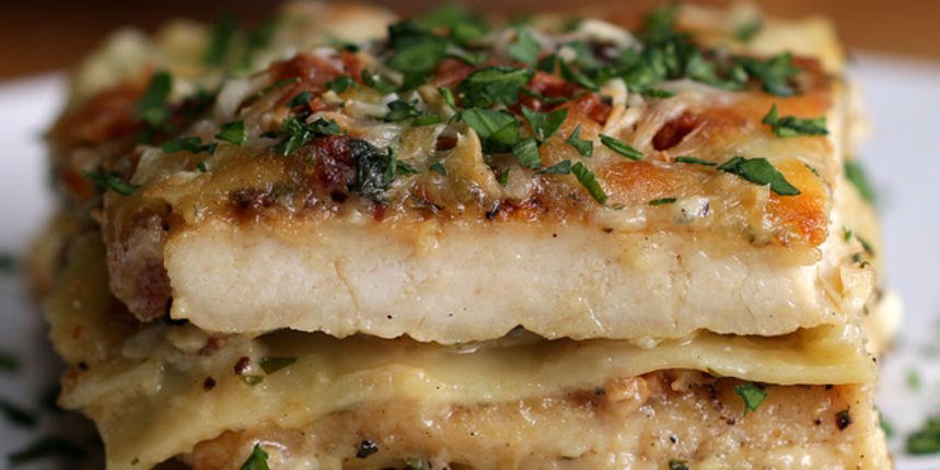 Piletina, lazanje, ručak