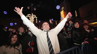 Doček Nove 2009. na Narodnom trgu (foto: Marin Gospić)