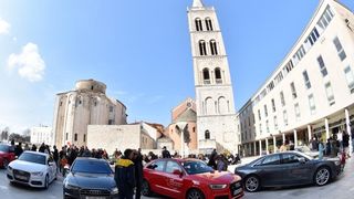 Audi Hrvatska organizirala je ekskluzivnu prezentaciju sportskih automobila Audi S i RS modela na Forumu. Photo: Dino Stanin/PIXSELL Audi Hrvatska organizirala je ekskluzivnu prezentaciju sportskih automobila Audi S i RS modela na Forumu. Photo: Dino Stanin/PIXSELL
