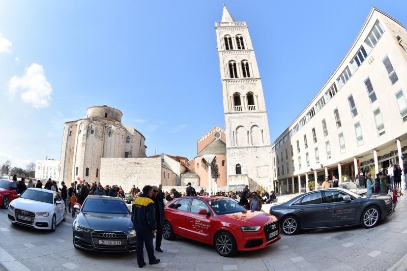 Audi Hrvatska organizirala je ekskluzivnu prezentaciju sportskih automobila Audi S i RS modela na Forumu. Photo: Dino Stanin/PIXSELL Audi Hrvatska organizirala je ekskluzivnu prezentaciju sportskih automobila Audi S i RS modela na Forumu. Photo: Dino Stanin/PIXSELL