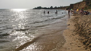 Zaton; solana Nin, foto-L. Kvarantan