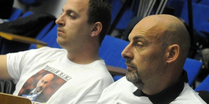 U Gradskom poglavarstvu nakon detaljnog pretresa zastupnika odrzana je sjednica Gradskog vijeca. Marko Pupic Bakrac. Ante Rubesa. Photo: Filip Brala/PIXSELL