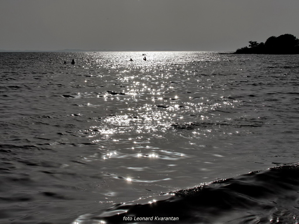 Zaton; solana Nin, foto-L. Kvarantan