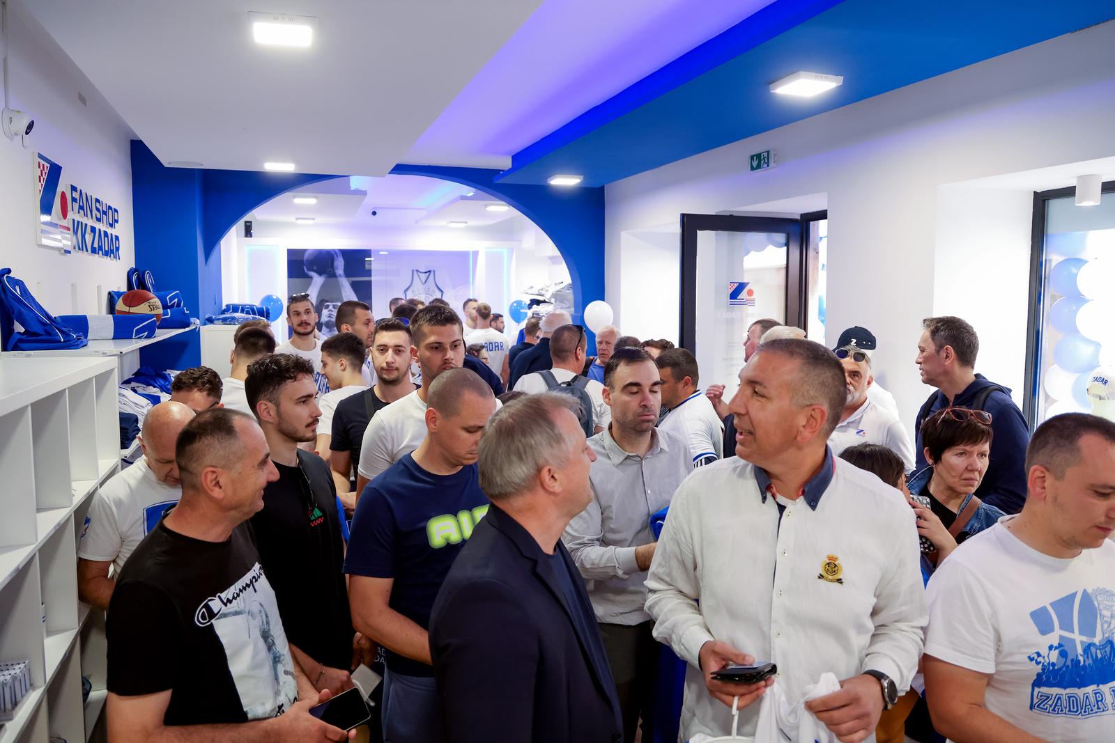 Otvorenje Fan shopa KK Zadar