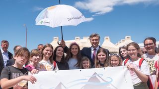 Plenković i EU kandidati HDZ-a na Benkovačkom sajmu