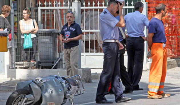 Vespa na kojoj je poginuo Pininfarina (Foto:Lastampa.it)