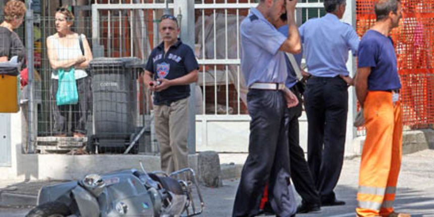 Vespa na kojoj je poginuo Pininfarina (Foto:Lastampa.it)