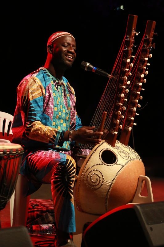 Gradina, 19. Ethnoambient Salona 2016, festival etno glazbe. Seckou Keita. Photo: Miranda Cikotic/PIXSELL