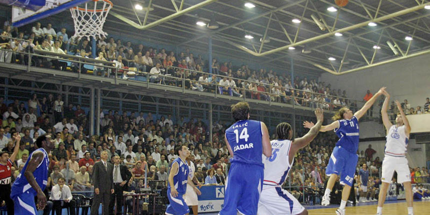 Zadar – Cibona 03.09.2007. Druga polovica utakmice Zadar – Cibona 03.09.2007. Druga polovica utakmice