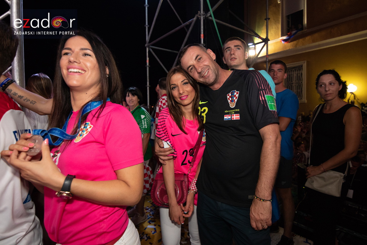 Veličanstven doček četvorice zadarskih Vatrenih