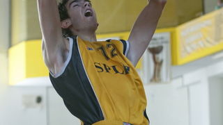 Split, 110513.
Kosarkaska dvorana Gripe.
Polufinalna utakmica Prvenstva Hrvatske za juniore izmedju Splita i Zadra.
Na fotografiji: Ivan Bender.
Foto: Vojko Basic / CROPIX