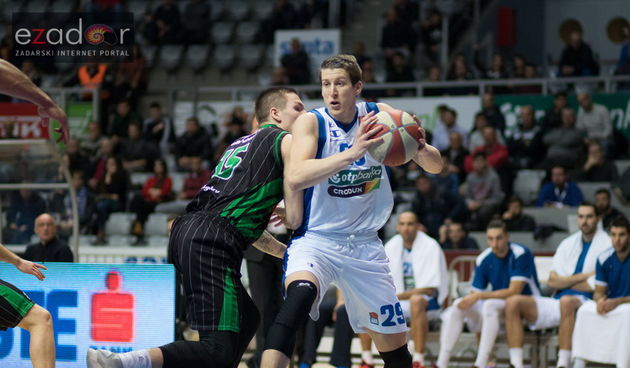 ABA liga, 11. kolo: KK Zadar – KK Petrol Olimpija 97-77. Luka Božić