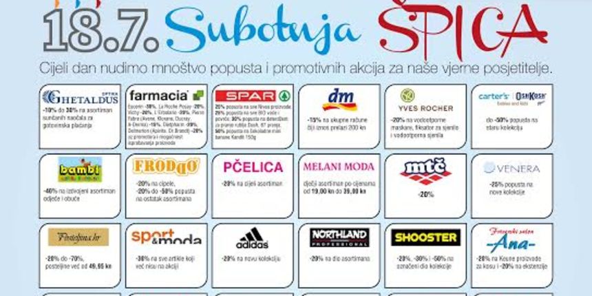 City Galleria: Subotnja špica uz popuste od kojih boli glava!